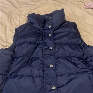 Womens Navy Blue Vest